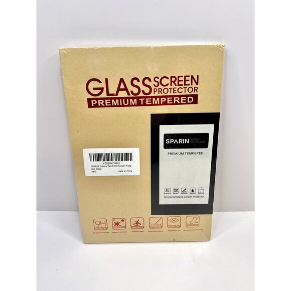 Sparin Glass Screen Protector Premium Tempered Galaxy Tablet 8.0 Screen Clear - Picture 3 of 10